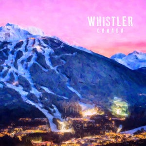 Whistler Ski Poster Colorado Skiing Print Whistler Print Canada Ski Poster Decor Wall Art Home Decor #vi921