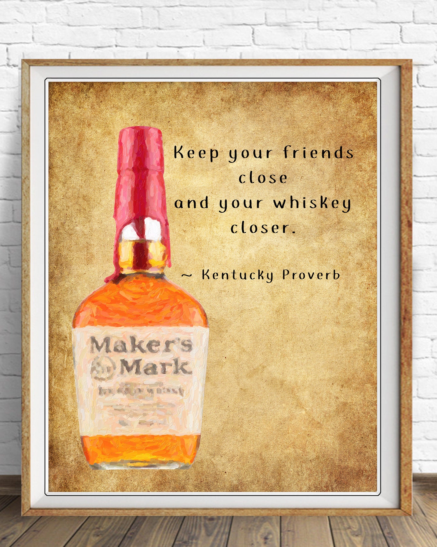 Makers Mark Poster - Etsy