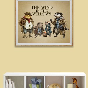 Wind in the Willows Print - Nursery Decor Books - Childrens Books ...