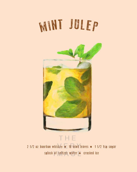 Mint Julep Print Bar Art Tail Poster Decor Hong Kong - Juleps Home Decor Mint Julep Print Bar Art Tail Poster Decor Hong Kong - Juleps Home Decor