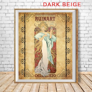 Vintage French Champagne Poster, Bar Art, Vintage Champagne Print, Art Nouveau, Home Decor Fine Art Print #vi1585