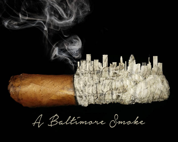 Cigar Poster Baltimore Print Cigar Print Man Cave Decor Baltimore Poster  Bar Art Wall Art Fathers Day #vi960