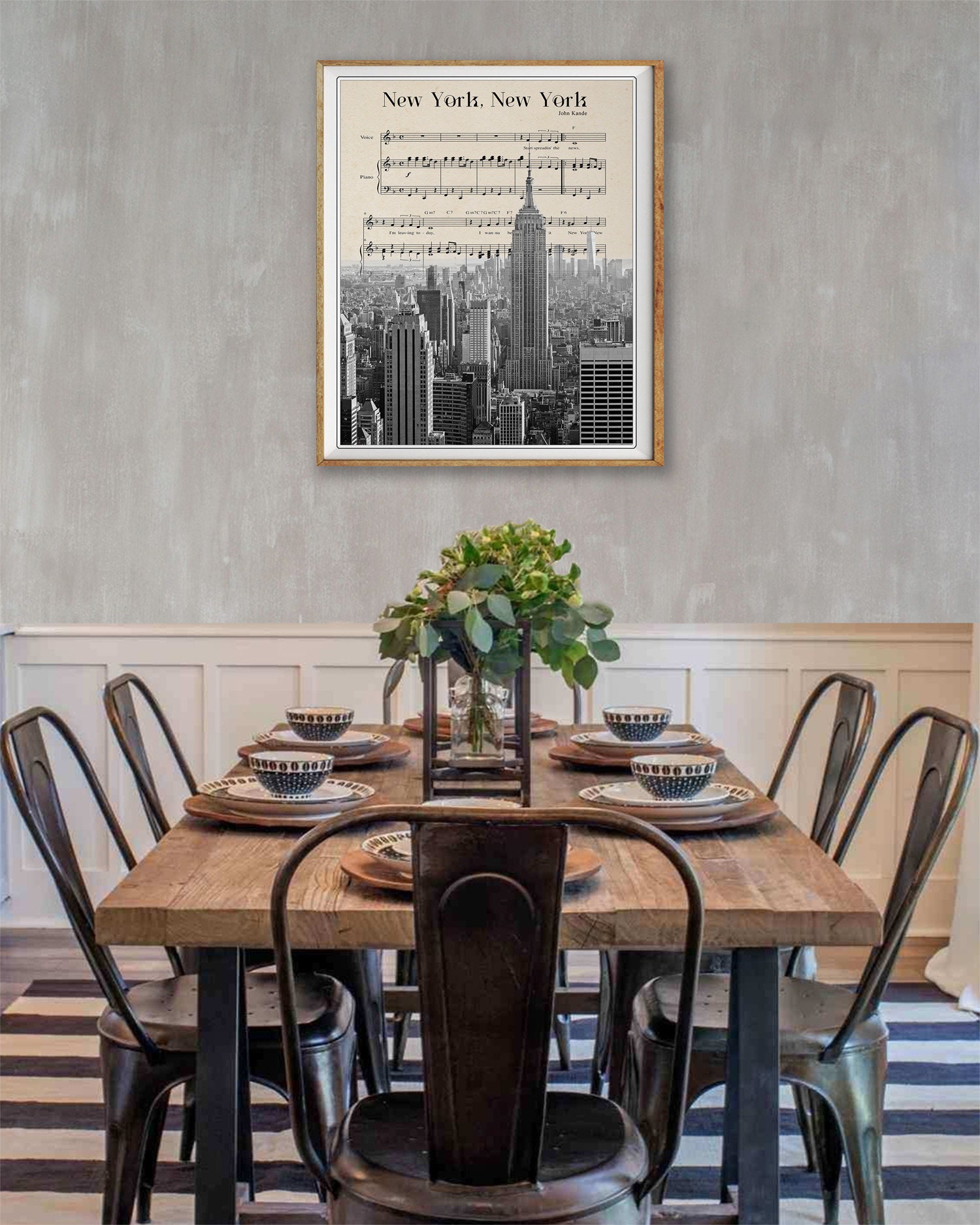 New York City Skyline, Nyc Print, New York Decor, Nyc Skyline, Sheet