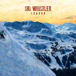 Whistler Ski Poster Canada Skiing Print Whistler Print Ski Poster Canada Decor Wall Art Home Decor #vi927
