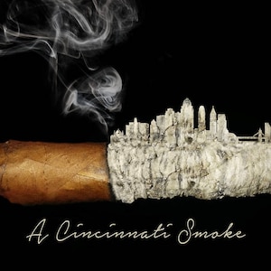 Cigar Poster Cincinnati Cigar Print Man Cave Decor Cincinnati Poster Bar Art Wall Art Fathers Day #vi964