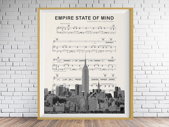 Jay-z, Alicia Keys, Empire State of Mind, New York City Skyline