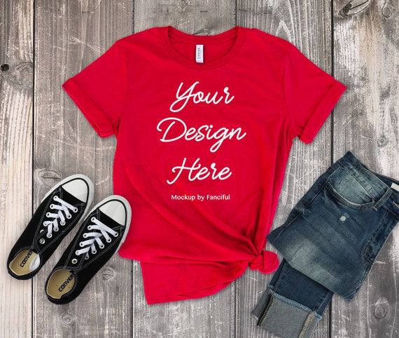 red shirt designs