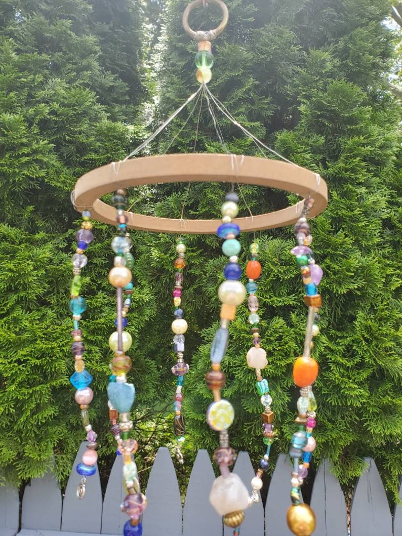 Garden Art Porch Decor Whimsical Outdoor Hanging Decor Etsy