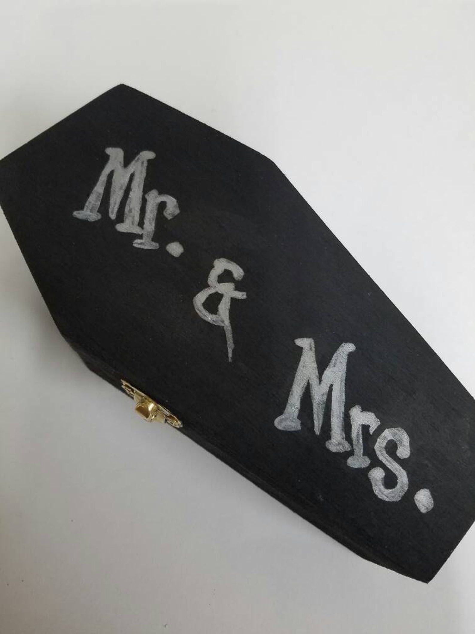 Ring Box for Halloween Theme Wedding Coffin Ring Box Custom Etsy