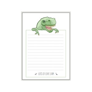 FUSSBALL SCHREIBSPAPIER, personalisiertes Notizpapier, Briefpapier Geschenkset für Jungen, A4 A5 oder A6, 14 blanko oder linierte Buchstaben, Notizzettel, Fußball sn34 sn33 TREX LINED