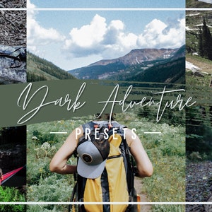 DARK ADVENTURE Lightroom Presets | Travel Influencer Lightroom Preset | Instagram Lifestyle Photography