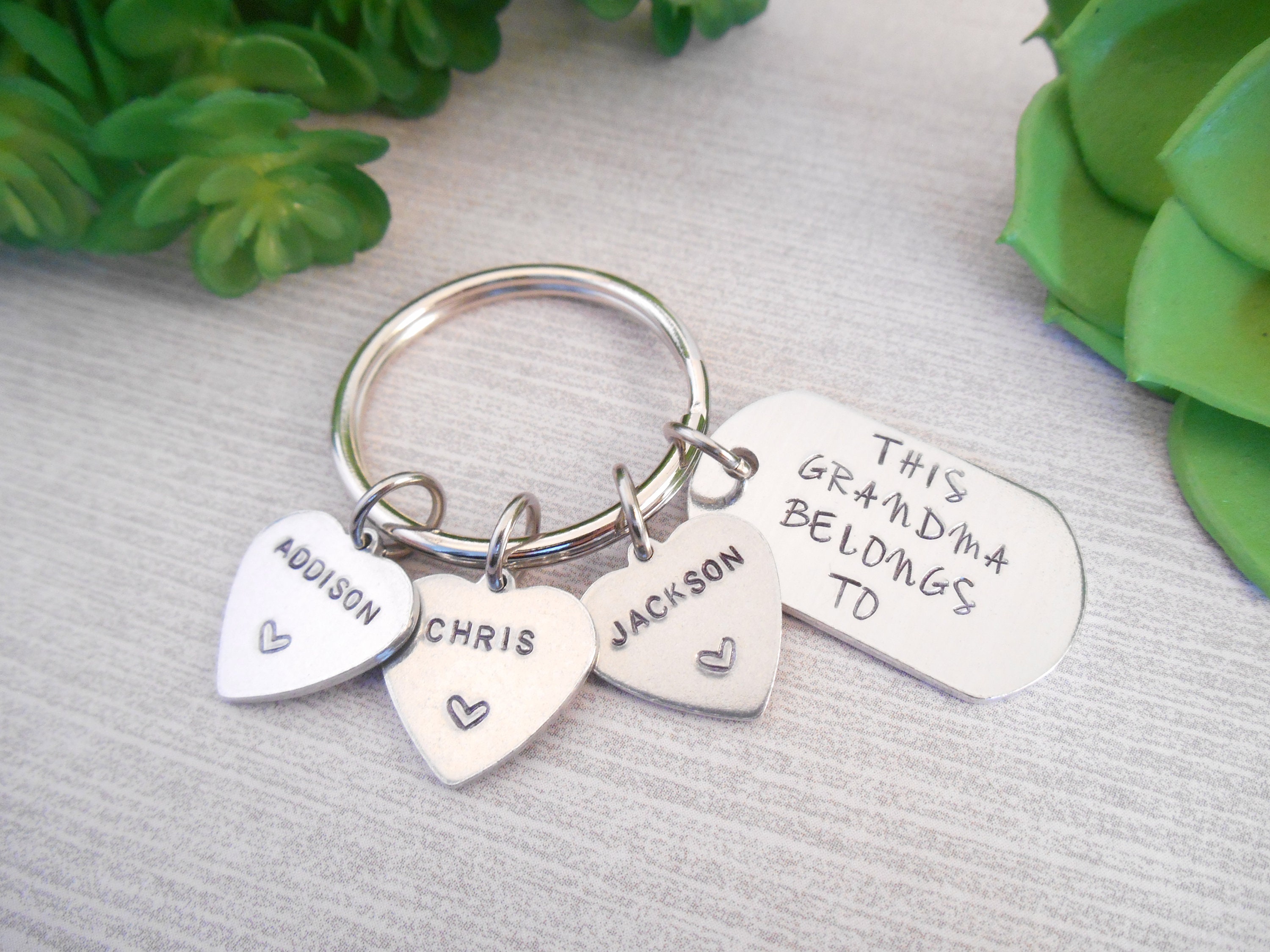 Custom Grandma Keychain Custom this Grandma Belongs Etsy Canada