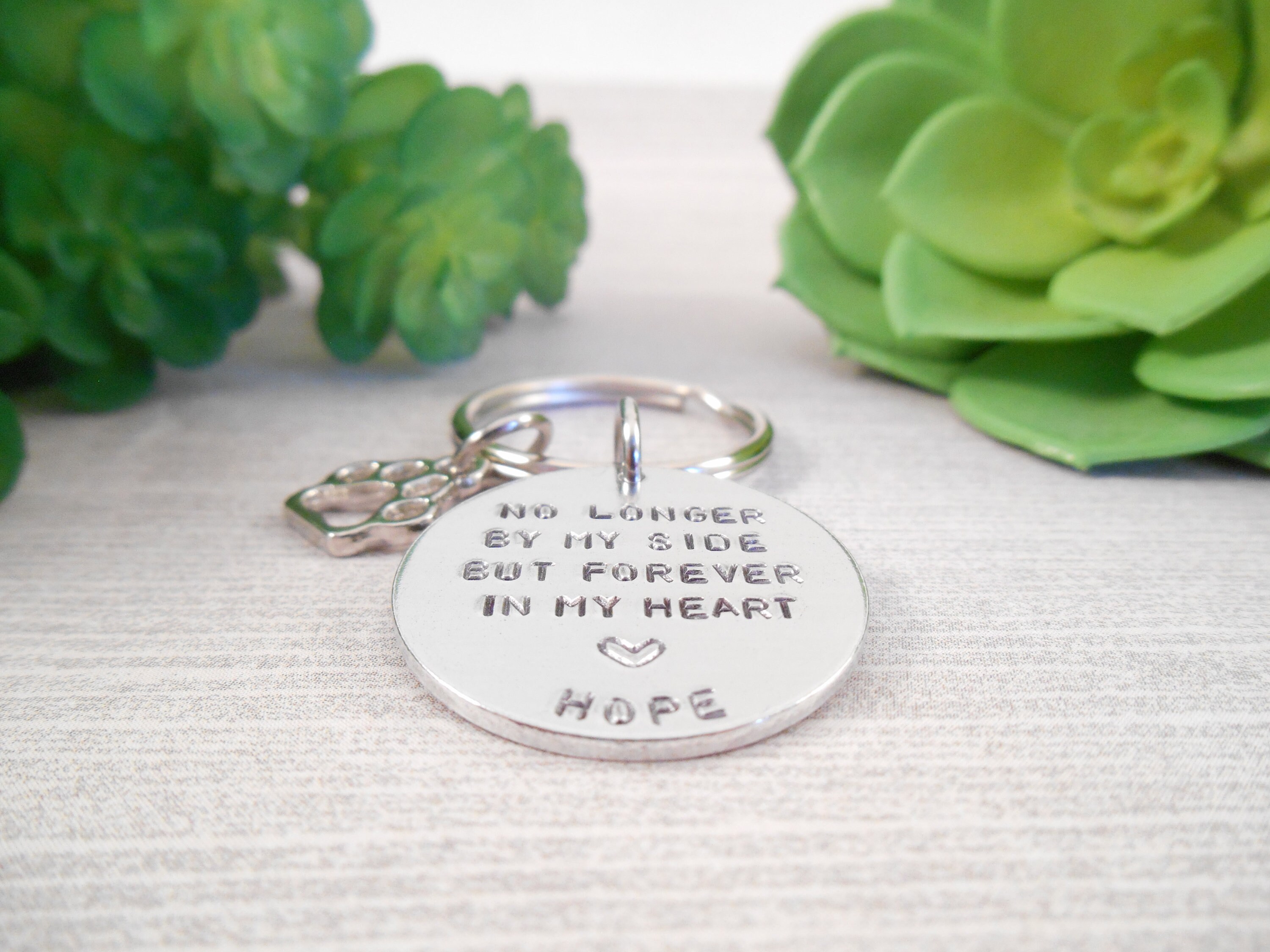 Pet Memorial Keychain Small Custom no Longer by My Etsy Canada