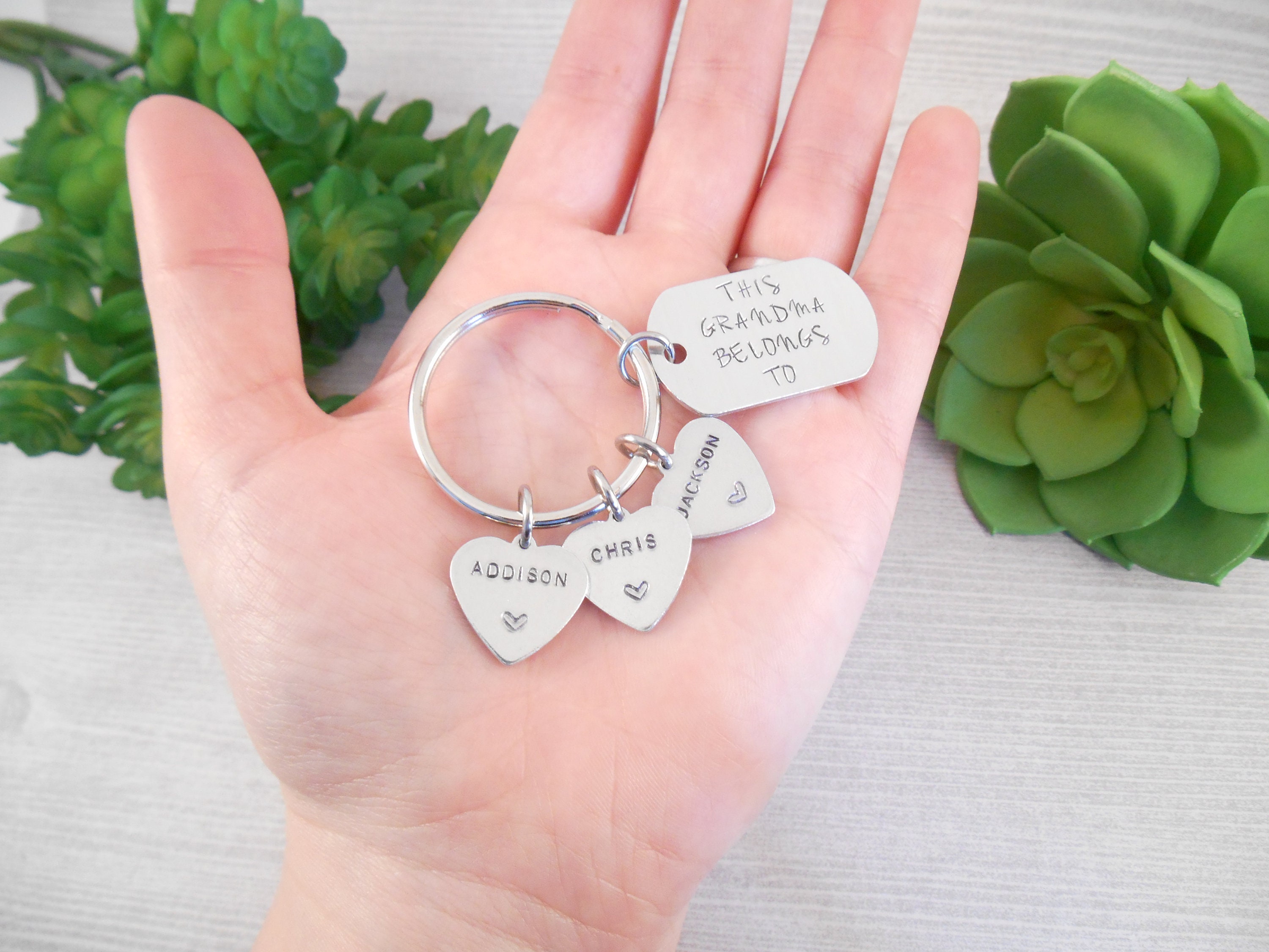 Custom Grandma Keychain Custom this Grandma Belongs Etsy