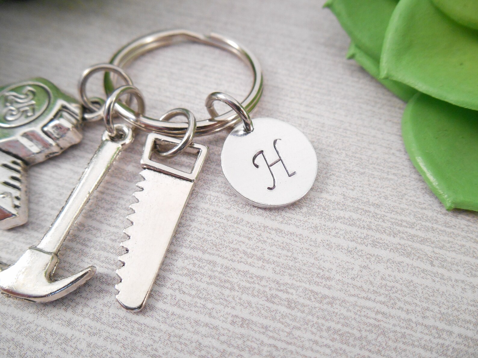 Tool Charms Keychain Small Custom Tool Themed Triple Charm & Etsy Canada