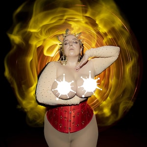 Martina Magdalene - Light Painting #1 - 3D Lenticular Fine Art Print
