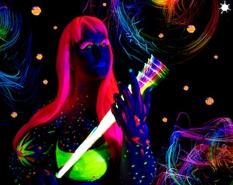 London Andrews: Light Whip - 3D Lenticular Fine Art Print