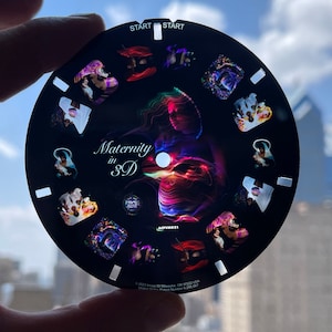 Maternity in 3D! light painting ViewMaster reel