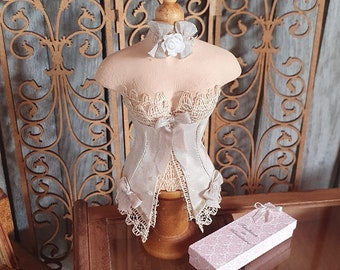 1:12 refined silk  corset