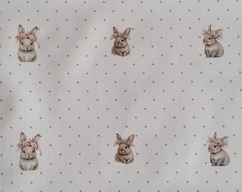 Fine printed fabric mod: BUNNIES