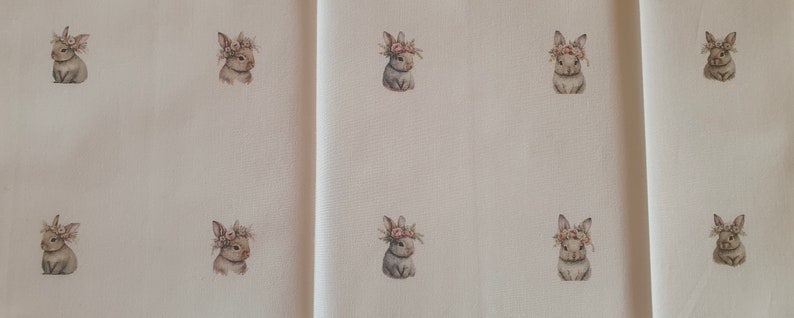 Tissu imprimé mod. LAPIN Bunnies