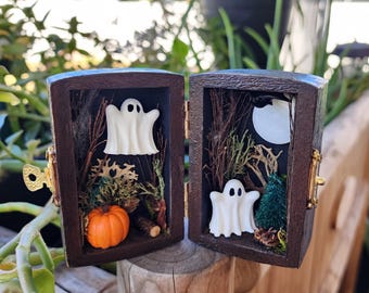 Tiny Haunted Forest Diorama Box