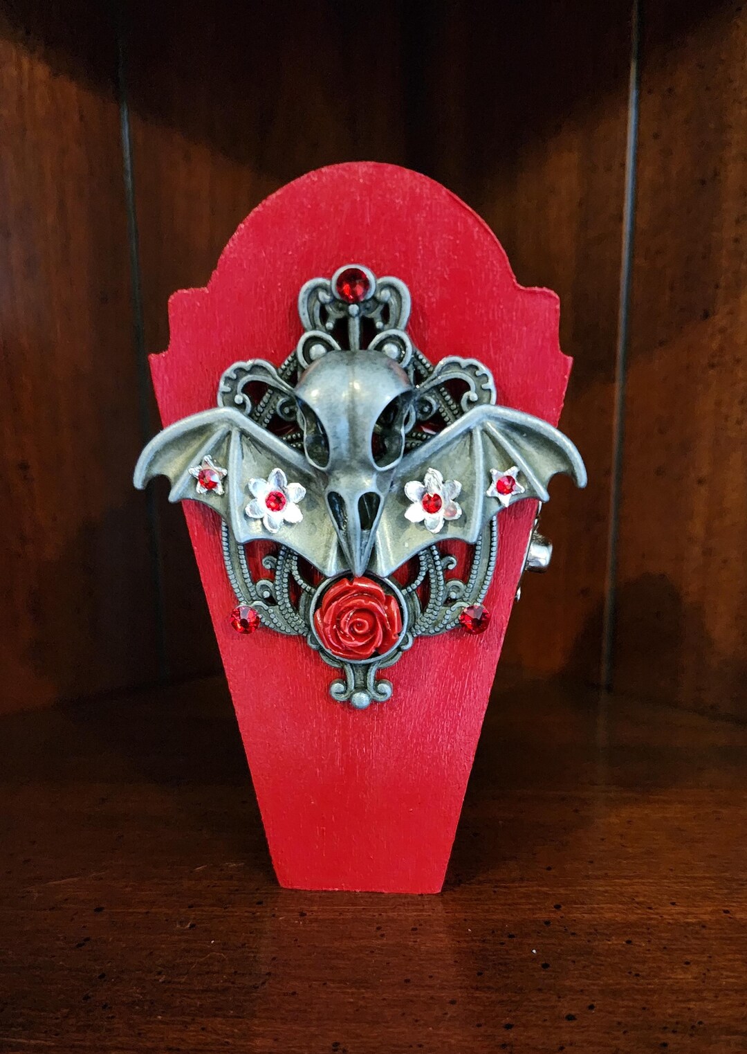 Skull Box With Roses Skulls & Roses Coffin Box Diorama - Etsy