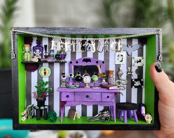 Beetlejuice Inspired Diorama Shadow Box