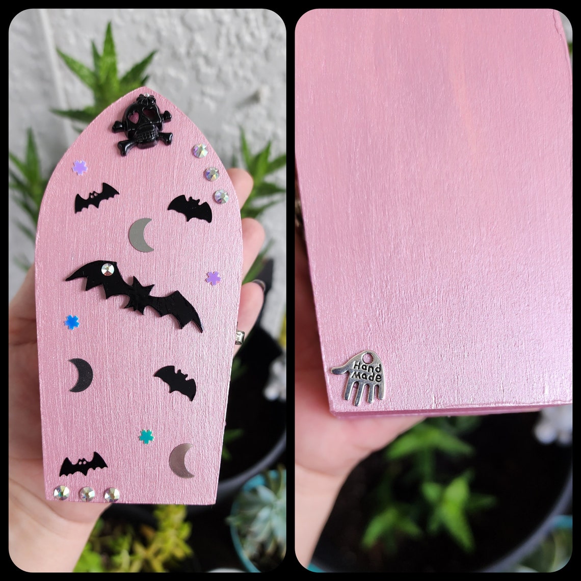 Pastel Goth Witch Coffin Box Diorama Etsy