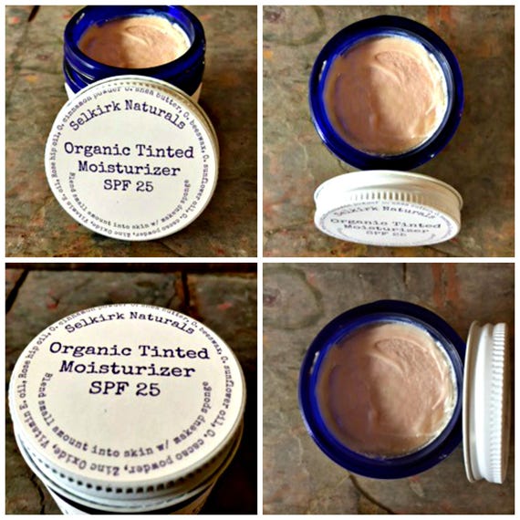 Items similar to Tinted Moisturizer, Organic, SPF 25, Face, Primer (2