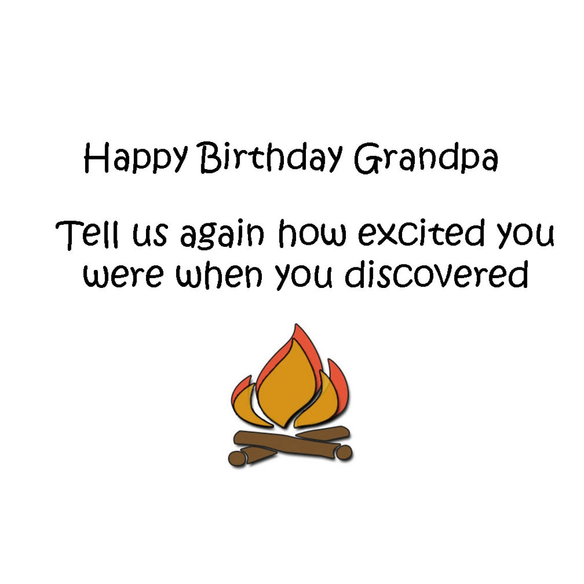 Happy Birthday Grandpa Birthday Cards Funny Birthday Humor | Etsy