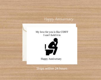 Funny Nurse Anniversary Card: Gross Medical Humor