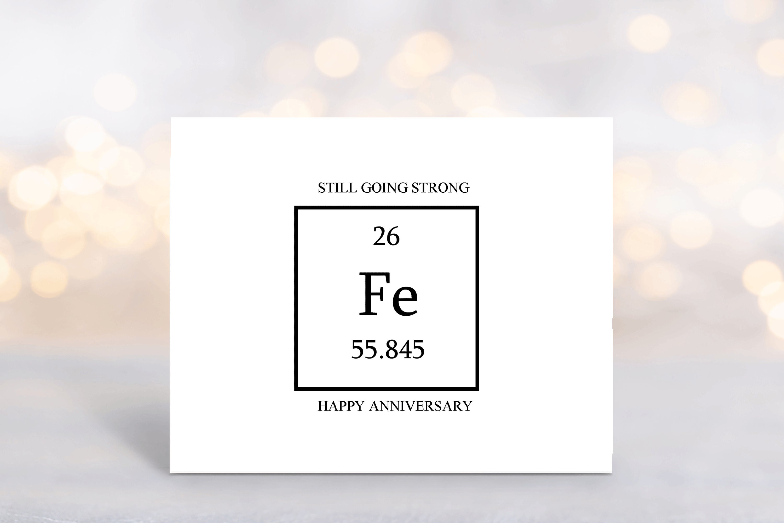 Strong Marriage Iron Anniversary Greeting Card Iron Etsy