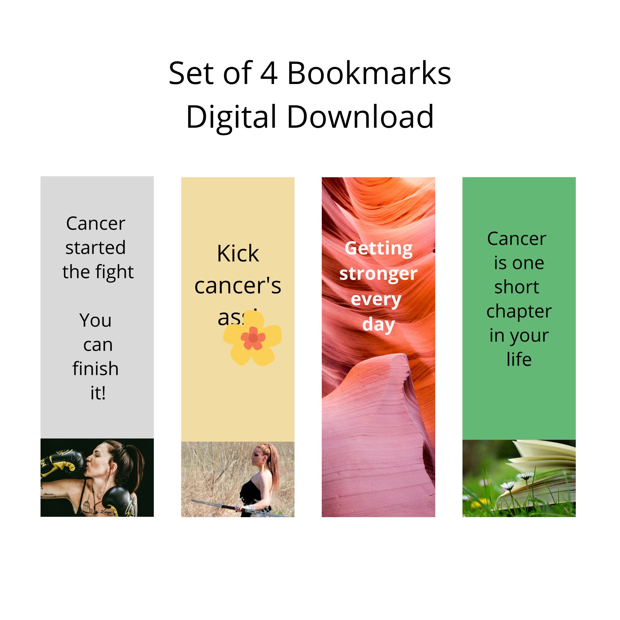 Cancer Bookmark, Printable Bookmarks, Cancer Survivor, Survivor Gift ...