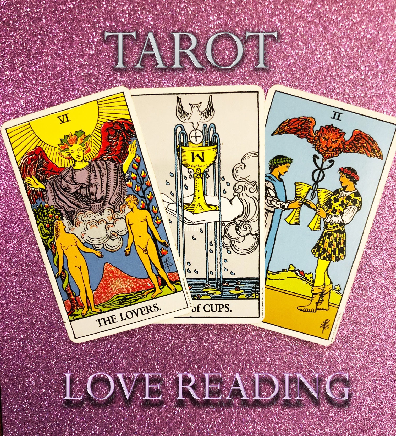 Love Tarot Reading With 3 Cards Advice and Support in Etsy