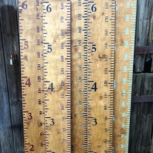 Rustic Cottage Height Chart Ruler - Etsy UK