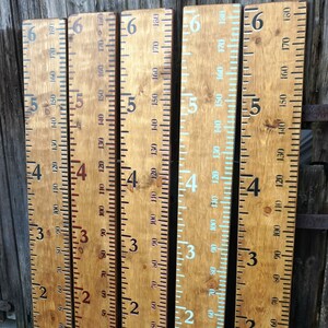 Rustic Cottage Height Chart Ruler