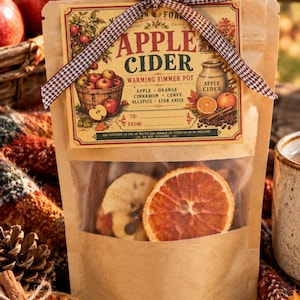 Apple Cider Simmer Pot – Warming Spices, Dried Fruit Home Fragrance