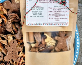 Gingerbread Spice Simmer Pot – Warm Apple, Cinnamon & Kitchen Aroma