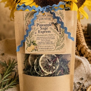 Pineapple Sage, Lavender, Mint, Citrus Fragrance Herbal Simmer Pot Kit