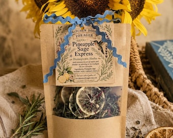 Pineapple Sage, Lavender, Mint, Citrus Fragrance Herbal Simmer Pot Kit
