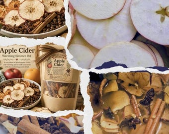 Apple Cider Simmer Pot – Warming Spices, Dried Fruit Home Fragrance