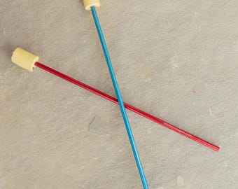 Pair of Hollow 15&quot; Fire Eating/Fleshing Torches for Vapor Tricks - Wick Made of Kevlar, by:Trick Concepts