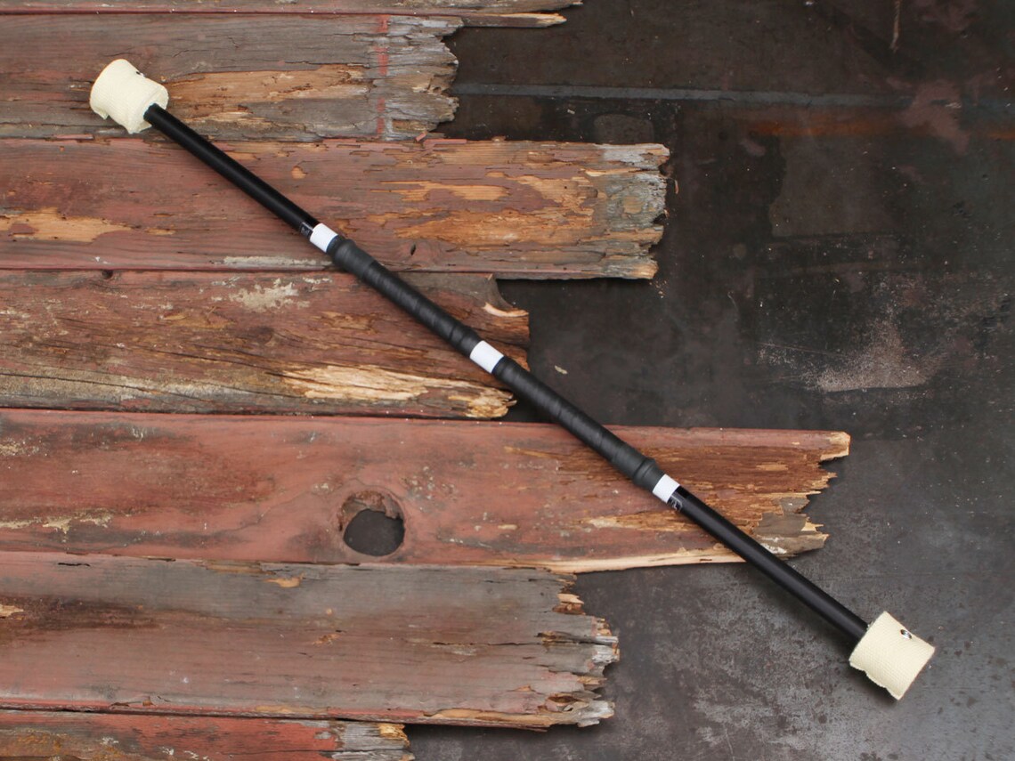 Fire Staff Set 2 Fire Double Staff 3ft Black Red Green Etsy