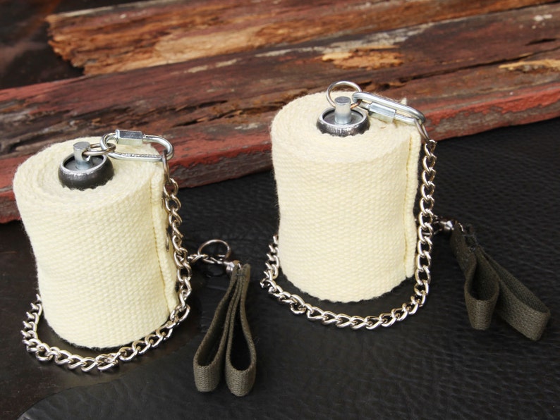 Twisted Link Chain Fire Poi Ball Bearing 3/" Kevlar Wick Trick Concepts