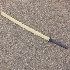 Fire Sword, Wood Bokken Katana with Kevlar Wick and Slip Resistant Grip - Bokken - Trick Concepts