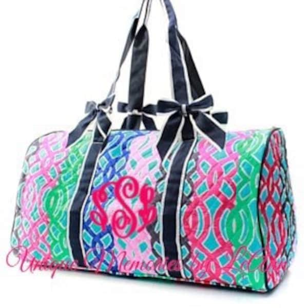 Quilted Duffle Bags Etsy