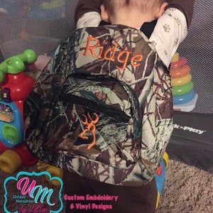 Kids Mossy Oak Camo Backpack 