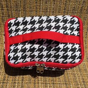 Houndstooth Make up Bag With FREE Monogram or Name 2 Colors - Etsy