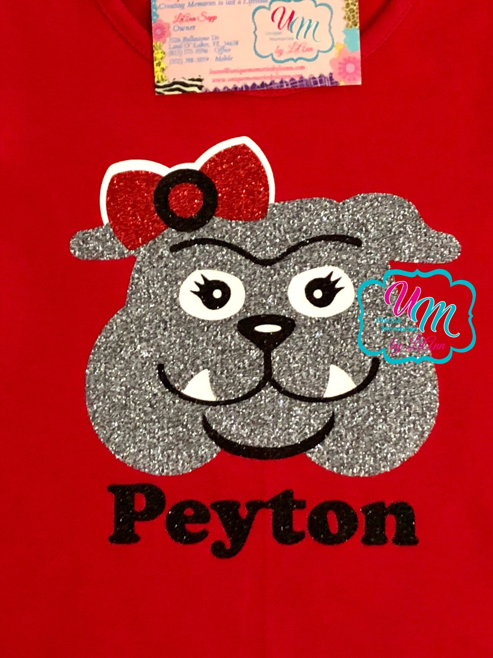 Bulldog Girl Glitter Vinyl Flutter Sleeve Dress W/free Etsy